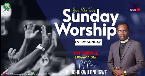 join us for Sunday Service