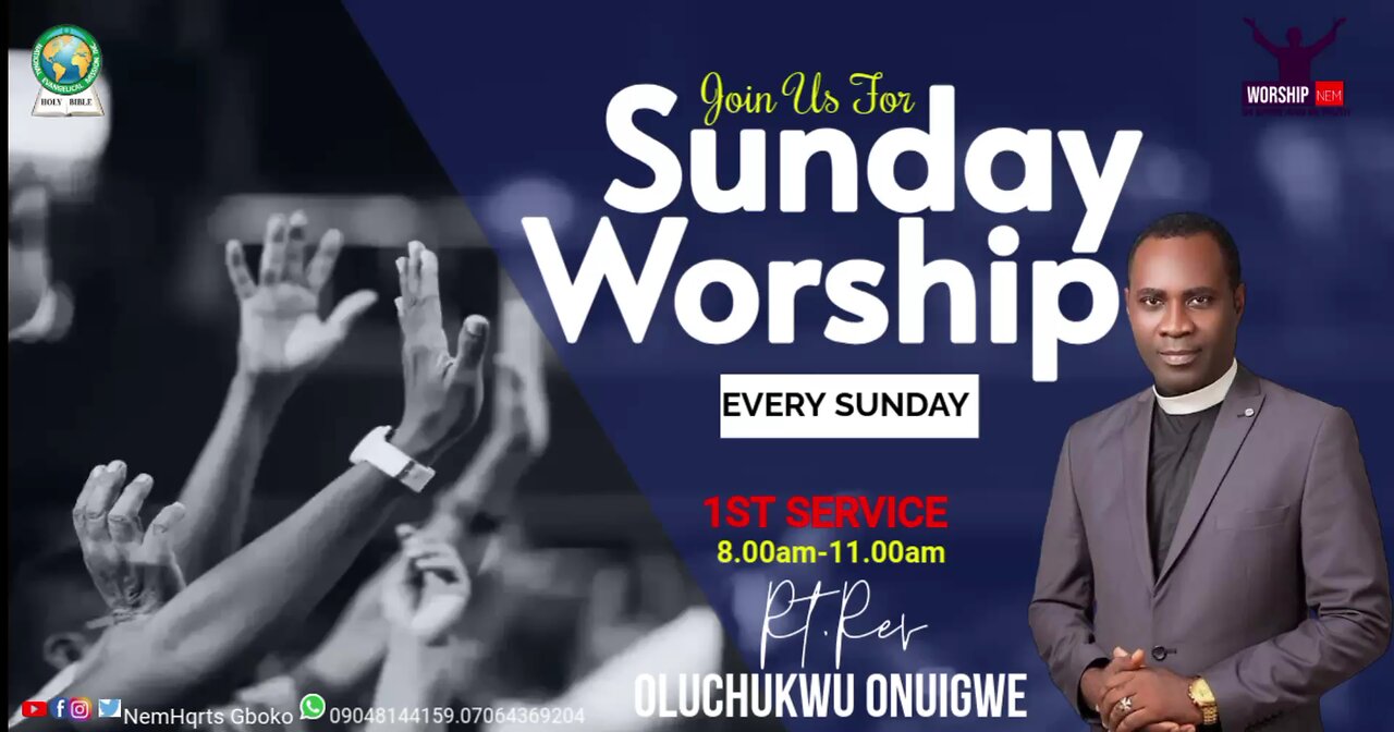 join us for Sunday Service