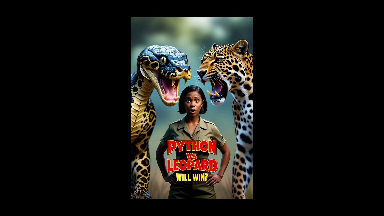 Python Vs Leopard 🐆🐍