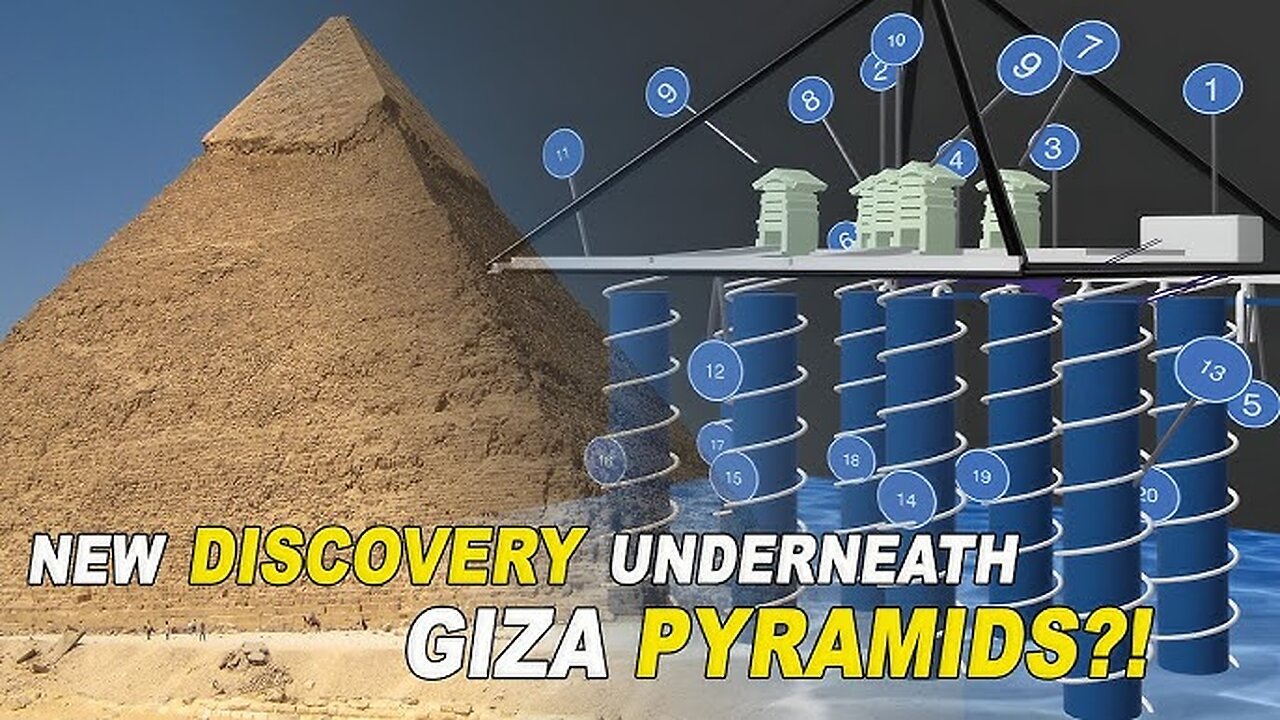 Structures Underneath The Pyramids of Giza