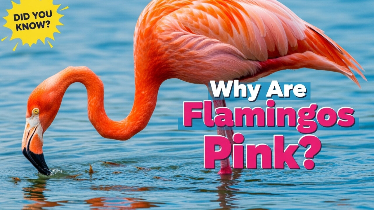 Did You Know? Flamingos Get Their Color from Their Diet!