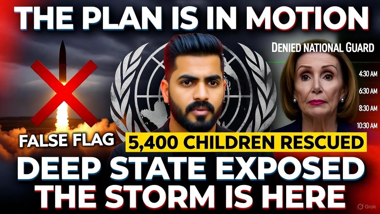 THE PLAN IS IN MOTION: Deep State Missile Plot, 5,400 Kids Rescued & The Globalist UN Takedown