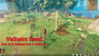 Valheim Seed - Run to 5 bosses and 2 traders and a Maypole - YVA7HAhQIb