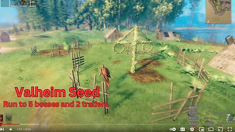 Valheim Seed - Run to 5 bosses and 2 traders and a Maypole - YVA7HAhQIb