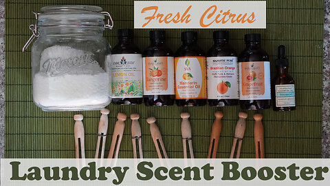 How to Make Homemade Laundry Scent Booster - Fresh Citrus