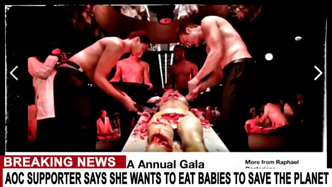 AOC Supporter Says She Wants To Eat Babies To Save The Planet!