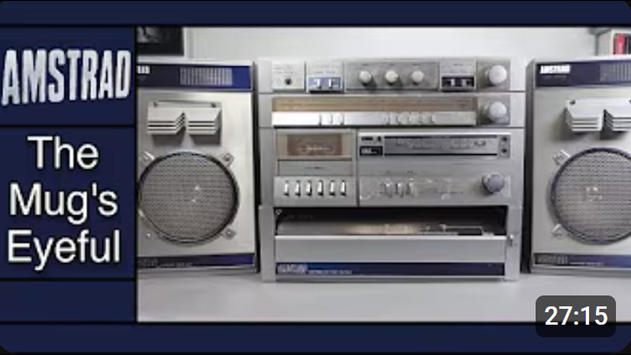 📼🎧 AMSTRAD "Hi-Fi": Looks Loud, Sounds... Not So Much! 🤯💡