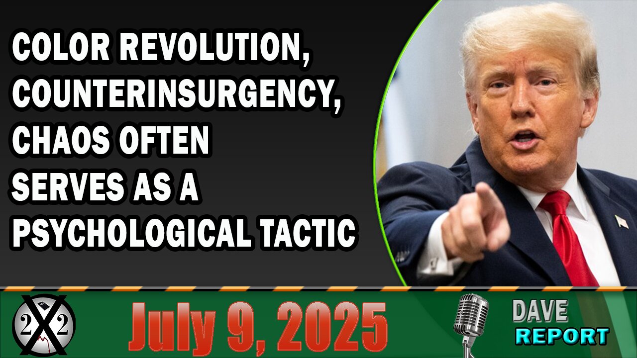 X22 Report - Color Revolution, Counterinsurgency, Chaos Often Serves As A Psychological Tactic