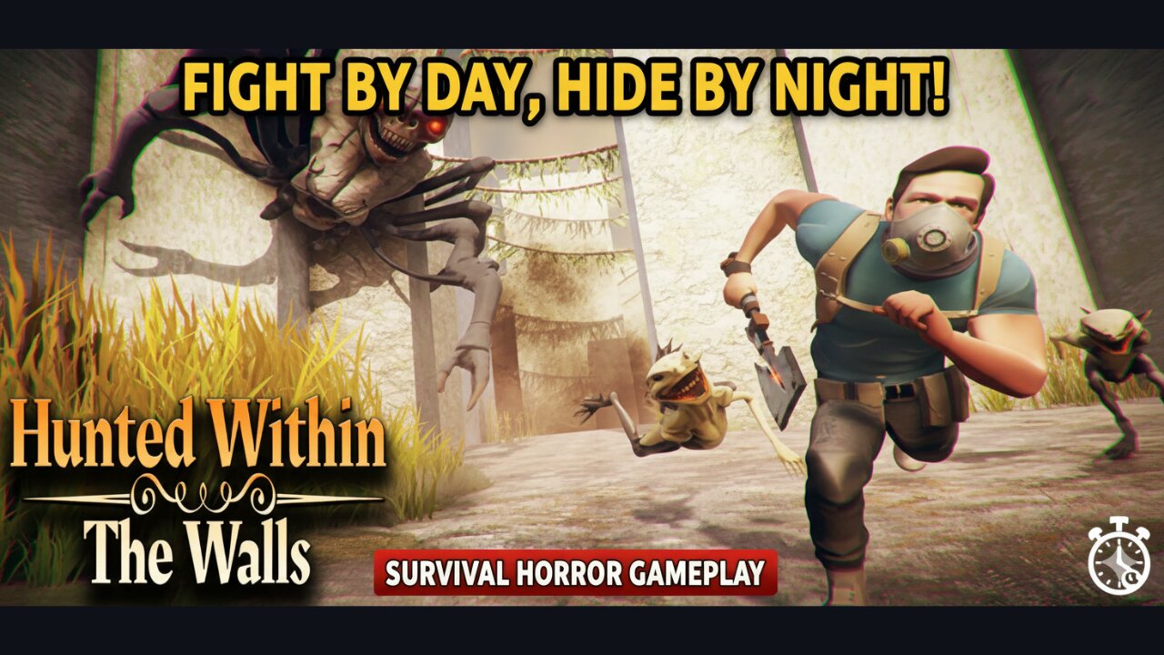 FIGHT BY DAY, HIDE BY NIGHT! | Dying Light Meets Outlast | Hunted Within The Walls | Gameplay