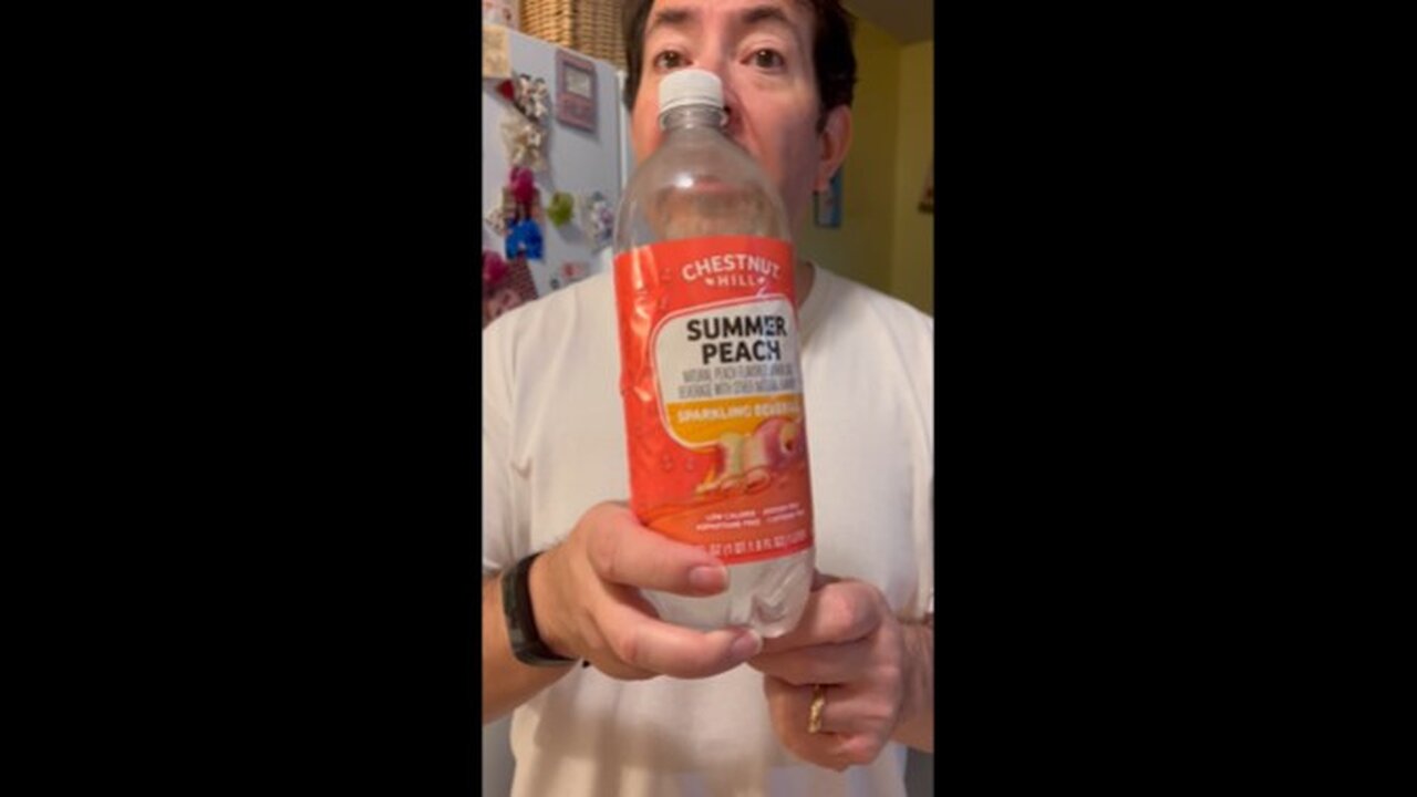 Summer Peach Sparkling Water
