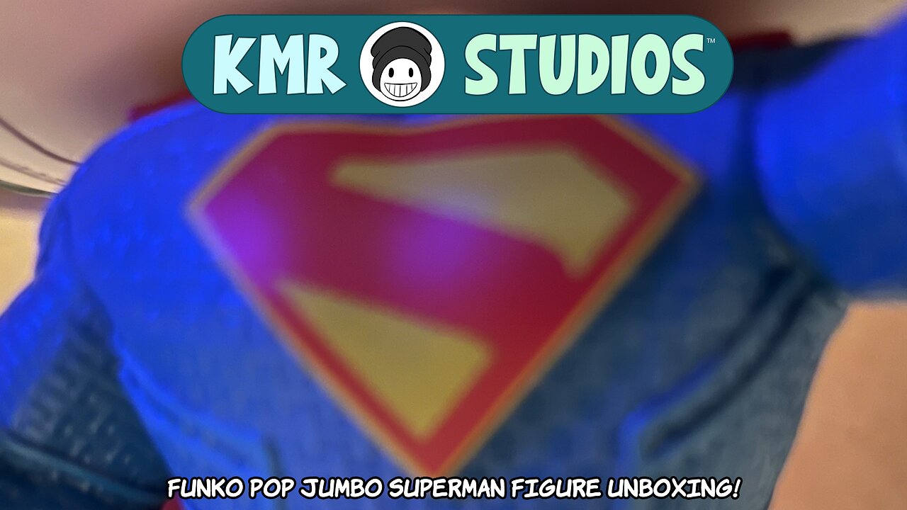 Funko POP Jumbo Superman Figure Unboxing!