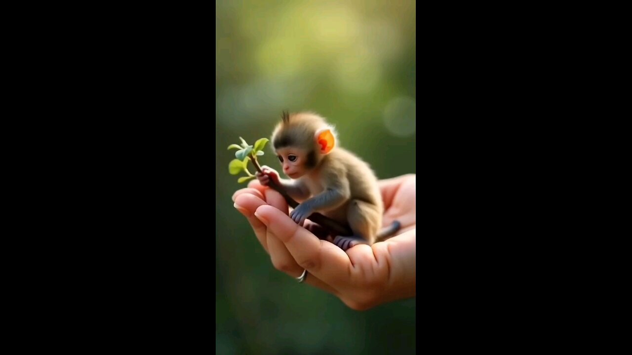 Kecil Tapi Lincah! Aksi Monyet Mini yang Bikin Gemas