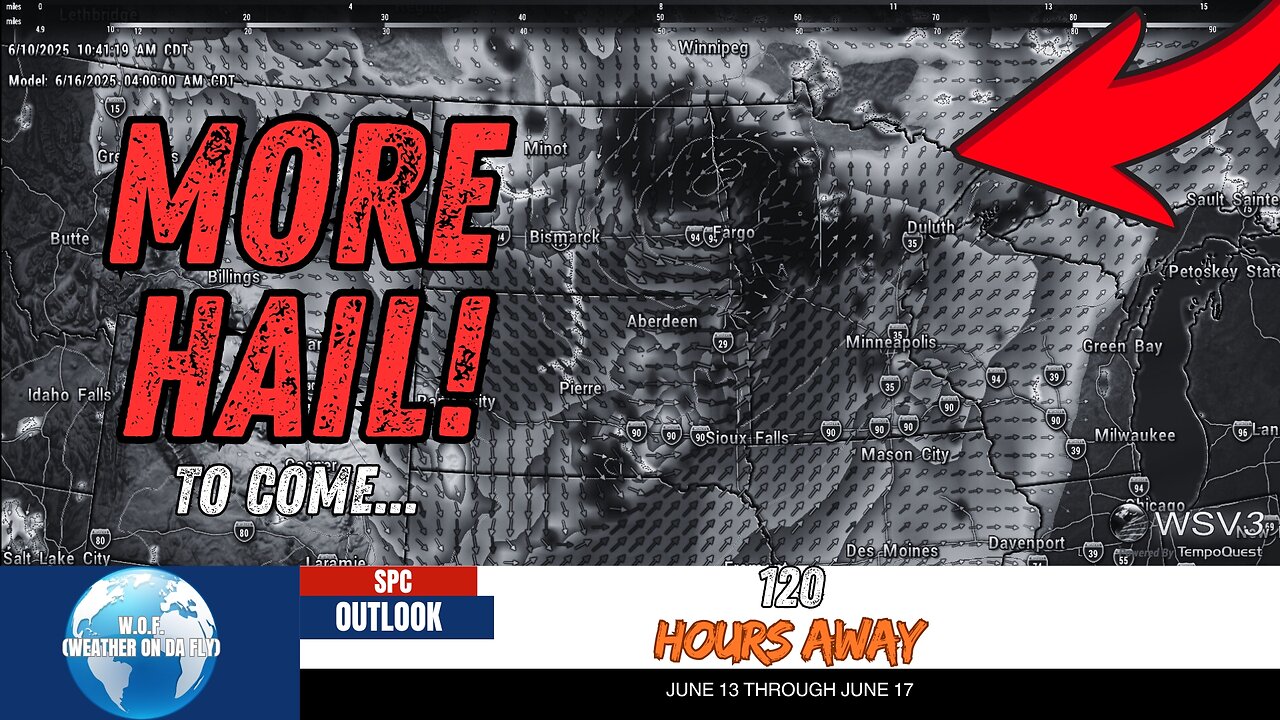 ⚠️ Severe Storm Risks: Northern Plains...June 13-17 Outlook!