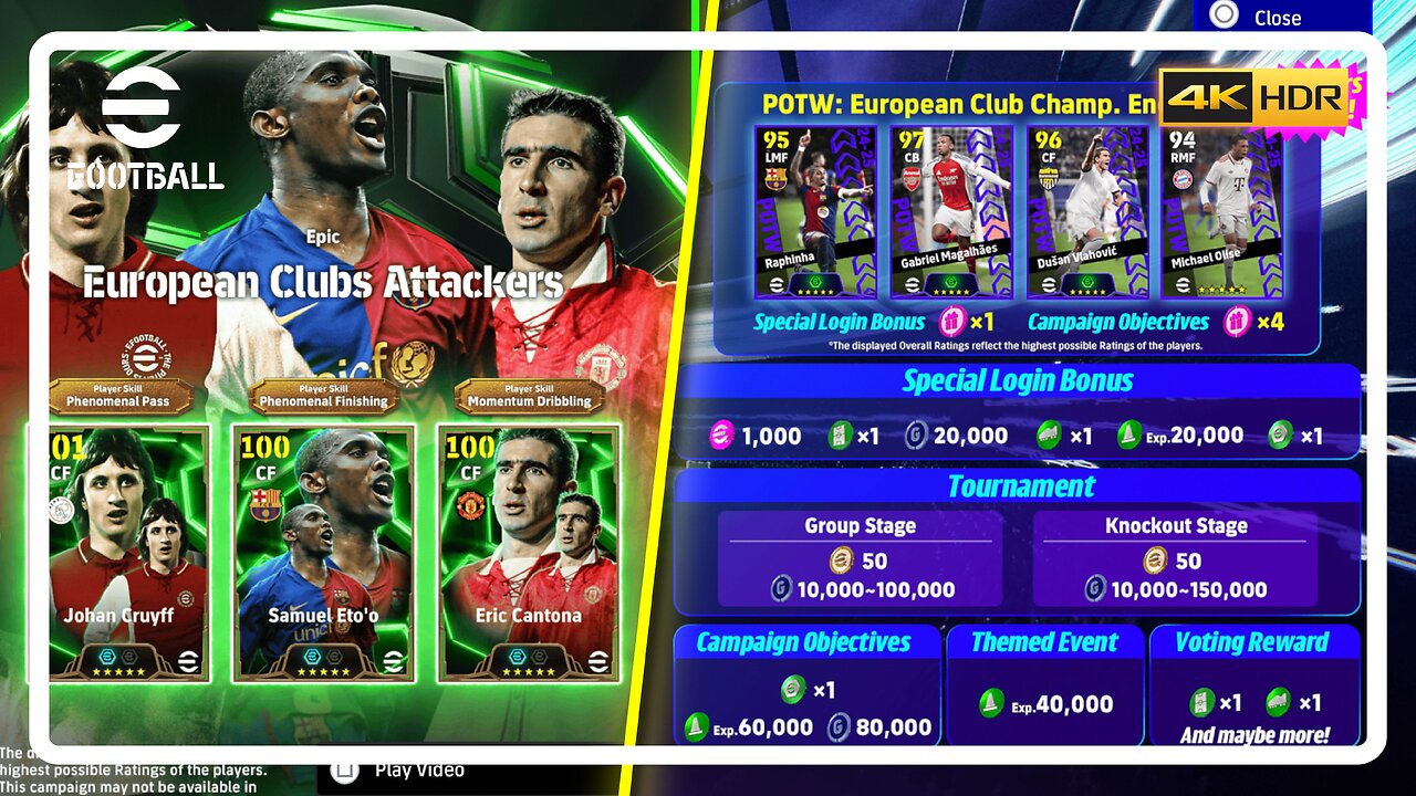 eFootball Mid-Week Update New Players & Objectives | eFootball | Update