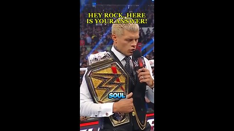 HEY ROCK, HERE IS YOUR ANSWER!