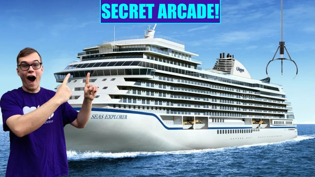 SECRET Arcade Aboard Cruise Ship!