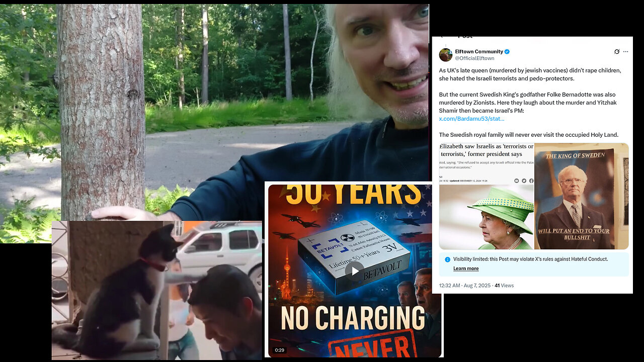 Baidu-spy-cabs. Atom-battery. Zero vax-problems in unvaxxed. IHRA Grok vs Gab AI. West Bank crimes