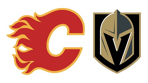 Calgary Flames @ Vegas Golden Knights. NHL 25. EA Sports.