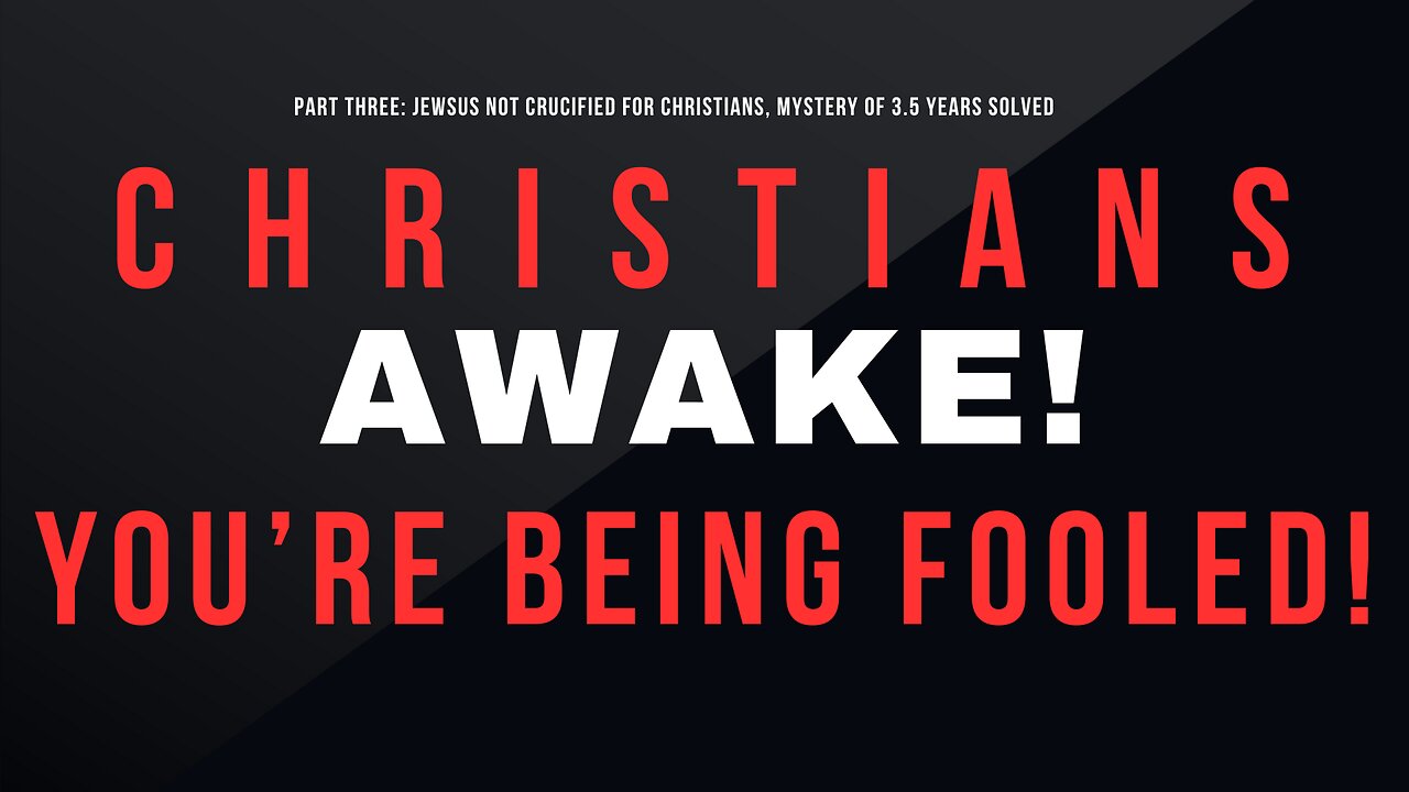 CHRISTIANS AWAKE! Part 3