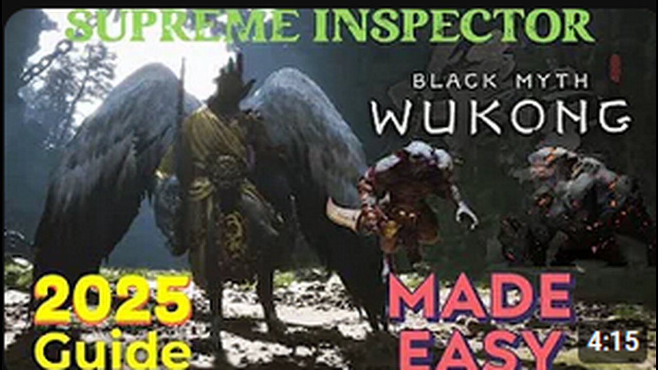 Black myth:wukong - BEAT SUPREME INSPECTOR