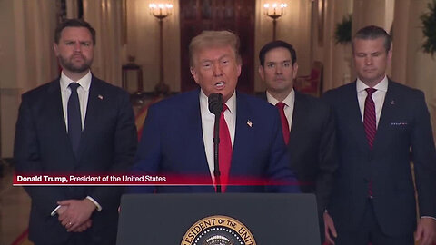Trump says Iran has choice between 'peace or tragedy' as US strikes nuclear facilities