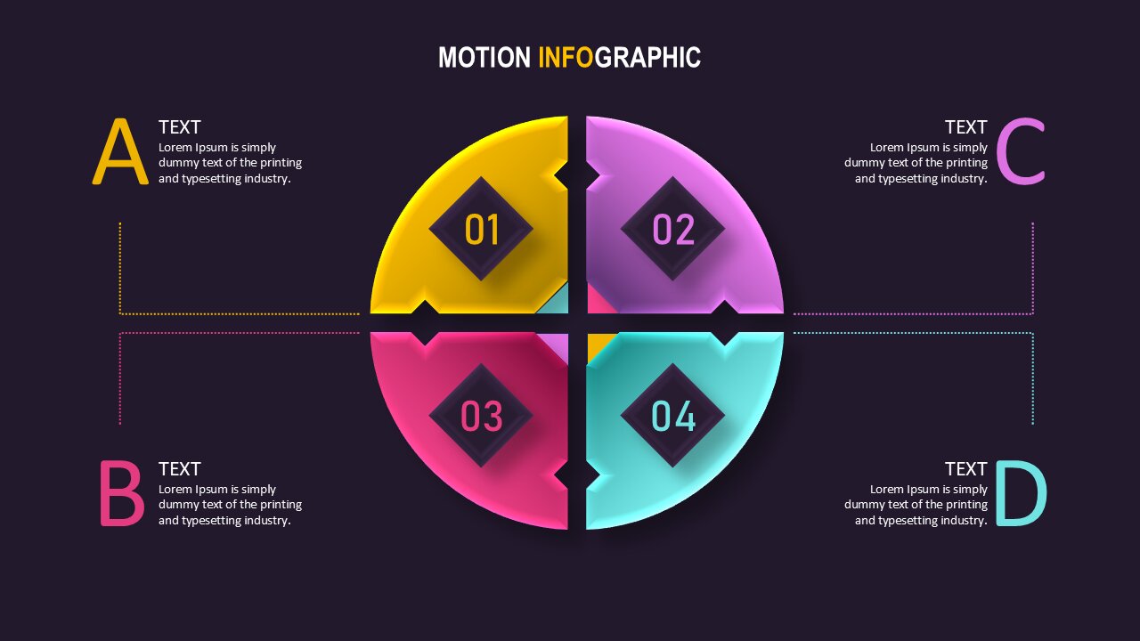 PowerPoint Slide Design Tutorial - 4 Step Infographic PowerPoint - Free Template