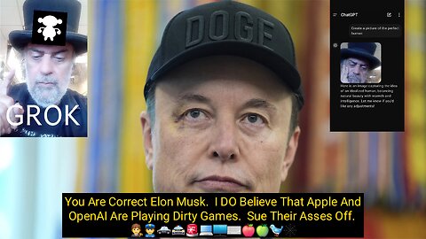 Elon Musk Sues Apple And OpenAI For Antitrust. 🧑‍⚖️👮🚓🚔🚨💻🖥⌨️🍎🍏🐦🕸