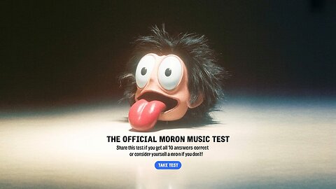 The official moron test