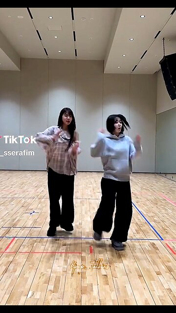 lesserafim "Spaghetti" line distribution