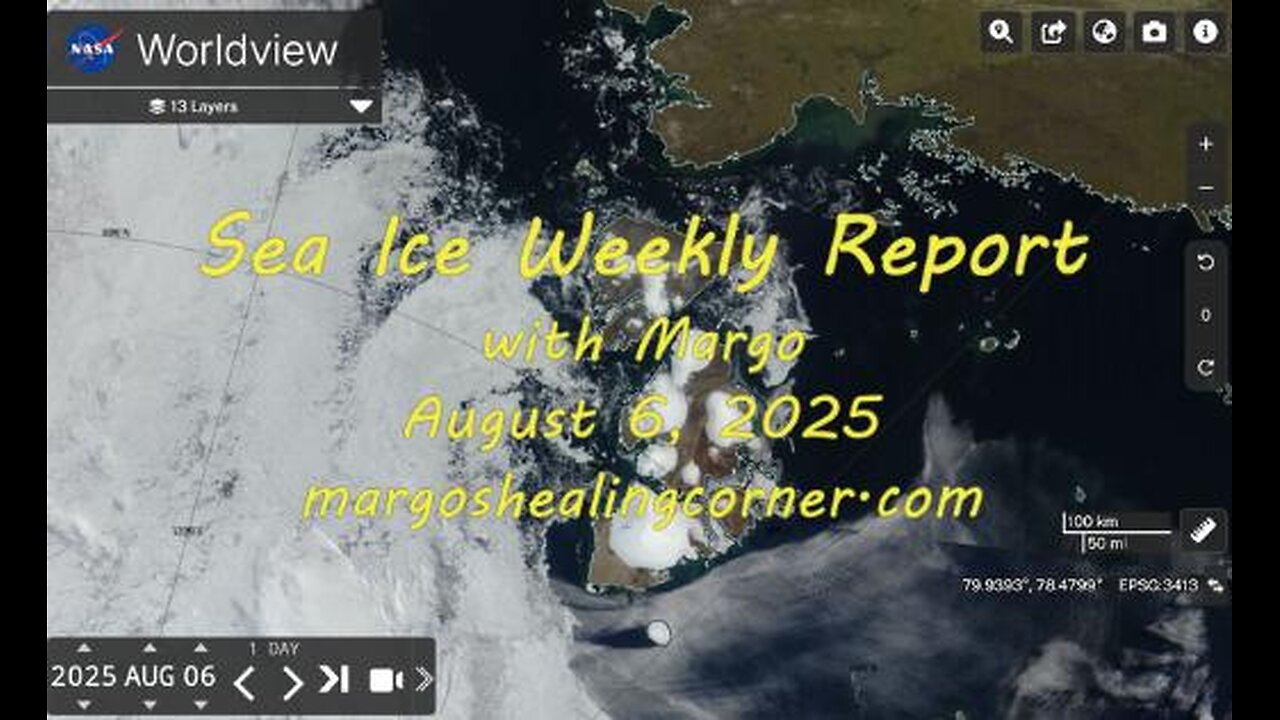 Sea Ice Weekly Report with Margo (Aug. 6, 2025)