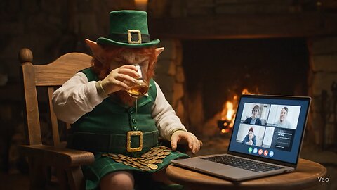 When Zoom Calls Get on a Leprechaun's Nerves