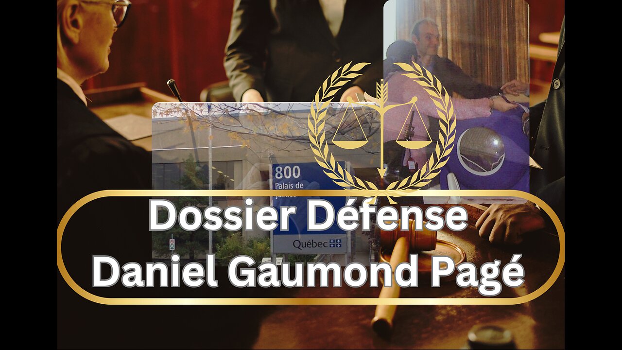 Dossier de presse -- Affaire Daniel Gaumond Pagé