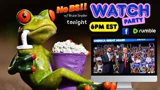🥳 *WATCH PARTY* Trump Rally - LIVE in Michigan 6PM EST