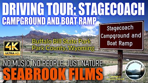 Driving Tour: Stagecoach Campground and Boat Ramp, Park County, Wyoming