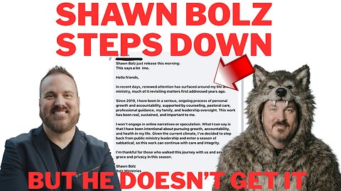 Shawn Bolz Steps Down Resignation Statement Letter As a Result of Mike Winger Video