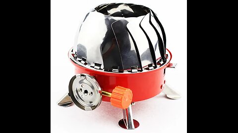 Stainless Steel Outdoor Cooking Stove 4 BBQ Fishing & Camping| Portable Windproof Gas Camping Stove