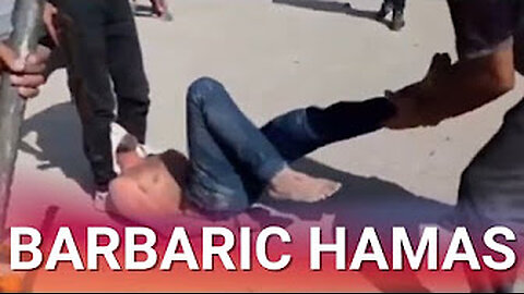 Hamas barbaric beating of gazans.