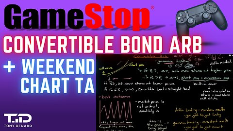 GME - Dr Meldrum talks Conv Bonds, Tony talks Weekly Gamestop TA