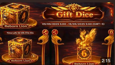 Yalla Ludo New Activety Gift Dise Reborn Lion || Yalla Ludo New Evant Gift Dise
