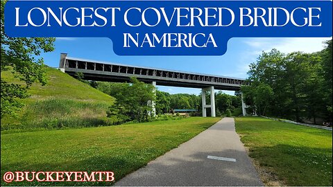 Biking Across the Longest Covered Bridge in the U.S. 🚴 | Smolen-Gulf Bridge Exploration