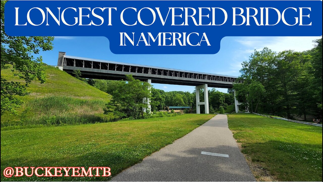 Biking Across the Longest Covered Bridge in the U.S. 🚴 | Smolen-Gulf Bridge Exploration