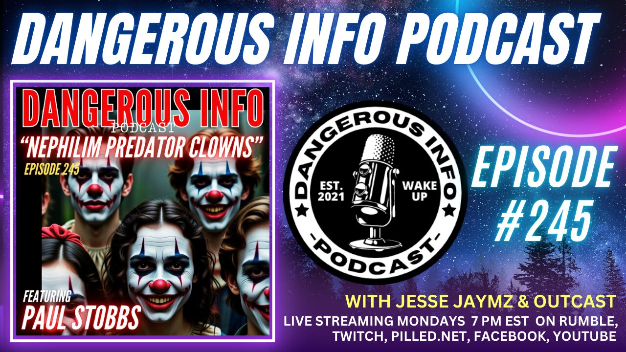 245 "Nephilim Predator Clowns" ft. Paul Stobbs, ancient half blood monsters, occult rituals, giants