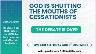 God is shutting the mouths of cessationsists The debate is over