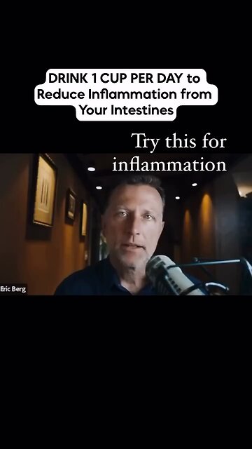 Dr. Berg Drink Suggests To Drink One Cup A Day If You Have Inflammation In Your Digestive Tract