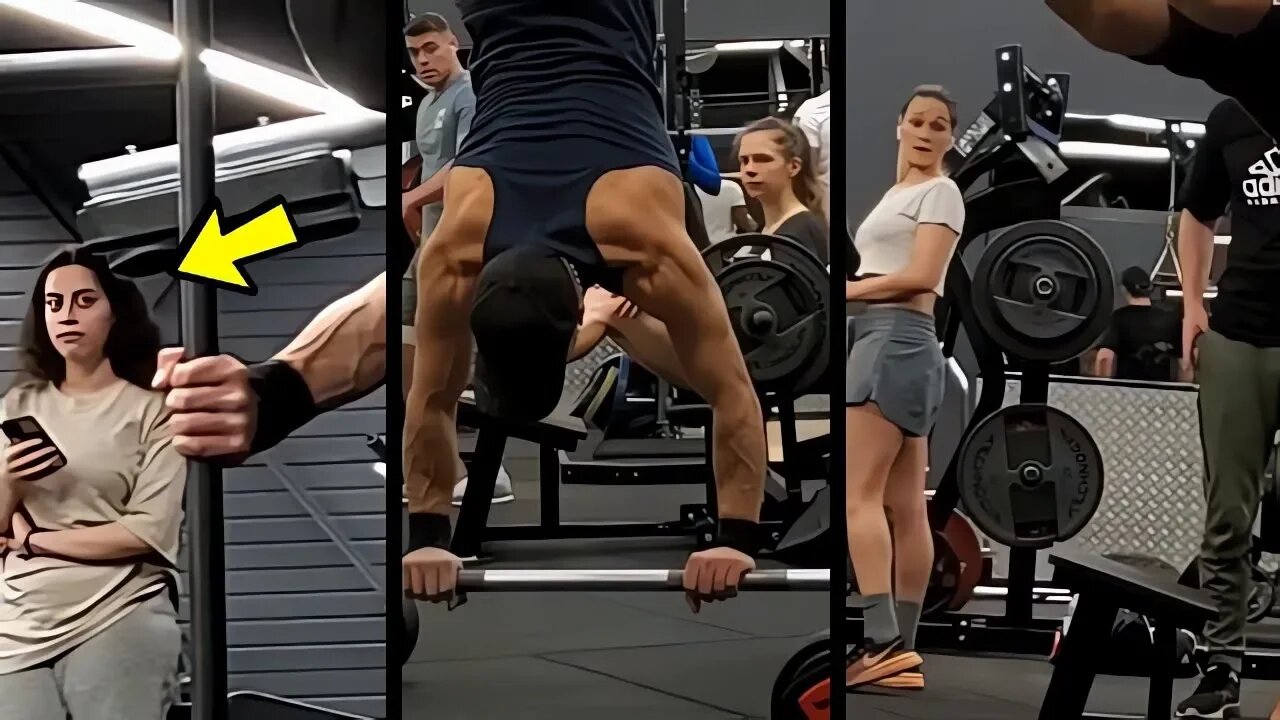 đŸ”¥Scaring People in The Gym With Calisthenics #86
