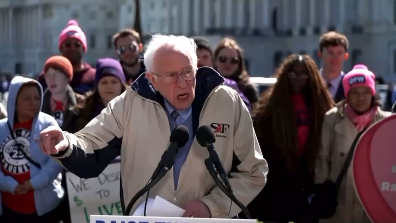 BREAKING NEWS🚨 Bernie suddenly cares about low-wage earners.