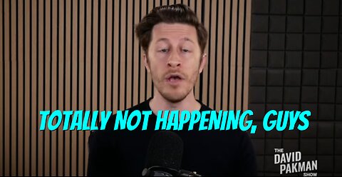 David Pakman Pretends There Is Nothing Going On In South Africa