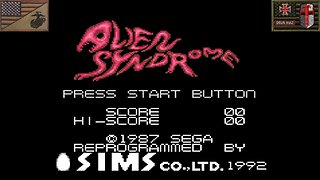 Alien Syndrome (Sega Game Gear - Attract Mode) [EU Version of "エイリアン・シンドローム"]