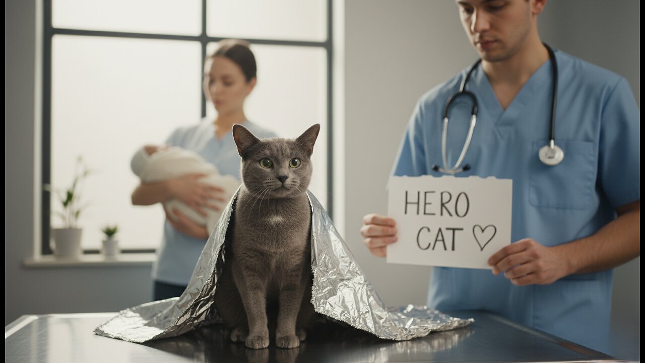 “Masha: The Hero Cat Who Saved a Baby on a Freezing Russian Night 🐾❄️”