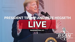 LIVE REPLAY: President Trump and Pete Hegseth Give Remarks - 3/21/25